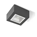 LED Deckenleuchte MIMIK 10 CEILING TECH, 10W, 4000K, 806lm, IP65, IK06, statisch, Glas opal, anthrazit