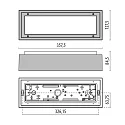 Performance in Lighting LED Wandleuchte MULTI+ 35, 10,5W, 3000K, 724lm, IP65, IK10, statisch, weiß / opal