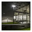 Performance in Lighting LED Pollerleuchte PADO BASIC, 9,5W, 4000K, 859lm, IP65, IK05, statisch, schwarz / Glas transparent
