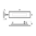 Performance in Lighting LED Hallenpendelleuchte LAMA+ MINI S/EW, 101W, 4000K, 14765lm, IP66, IK06, statisch, weiß