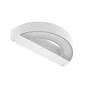 LED Wandleuchte MASK+ MINI B, 16W, 3000K, 390lm, IP65, IK05, statisch, Glas opal, weiß