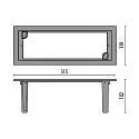 adapter INSERT+ 2, anthracite