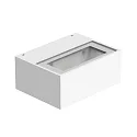 outdoor wall luminaire ORION H B static IP65, white, lacquered 