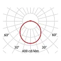 Performance in Lighting wall and ceiling luminaire WL 270 OPAL ROUND static IP20, silver, lacquered dimmable
