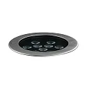LED Boden-Einbauleuchte CRICKET+ 20 C/M, IP67 IK10, 26W 3000K 2177lm, statisch, Edelstahl / Glas transparent