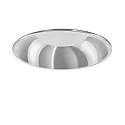 LED Downlight DL ROUND MAXI, 14W, 4000K, 2260lm, IP20, IK07, statisch, silber / Glas transparent