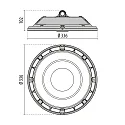 Performance in Lighting hall spot A+ 200 C/EW IP65, black dimmable