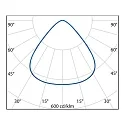 Performance in Lighting hall spot A+ 200 C/EW IP65, black dimmable