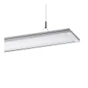 LED Pendelleuchte SL720+ PL MP S/C, 53W, 4000K, 6930lm, IP20, IK05, DALI, bildschirmarbeitsplatztauglich, grau
