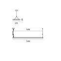 Performance in Lighting pendant luminaire SL629 PL PRISM D/I static, suitable for VDU workstation IP20, white 