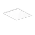 LED Einlegeleuchte PLATO SQUARE 625 MULTIPOWER, 41W, 3000K, 4890lm, IP20, IK06, statisch, weiß / Glas transparent