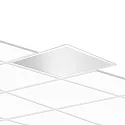 LED Einlege-Panel PLATO 600 MP, IP40 IK06, 59.5 x 59.5cm, UGR<19, schaltbar, weiß, 32W 4000K 4080lm