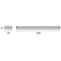 Performance in Lighting wall and ceiling luminaire WL 1500 OPAL CCT Switch, impact resistant, multipower IP20 / IP54, white matt 