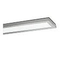 LED Aufbauleuchte SL629 AB PRISM, IP20 IK05, 154.4cm, Direkt, UGR<19, DALI / PUSH, 31W 3000K 3880lm 2x 36/45°, Grau