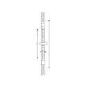RADIUM Ralotherm Infrarotstrahler mit Metall-Lasche, ITT 1000W 235V-01X0, zweiseitig gesockelt, regelbar