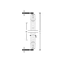 RADIUM Ralotherm Infrarotstrahler mit Kabel, ITT 2200W 235V-0102, zweiseitig gesockelt, regelbar