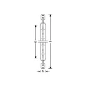 RADIUM Ralotherm Infrarotstrahler 0170 R7s, ITT 500W 235V-0870 R7S, zweiseitig gesockelt, regelbar