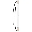 Ralotherm Infrarotstrahler mit Kabel, ITT 2500W 235V-0826 K/S, zweiseitig gesockelt, regelbar