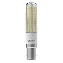 LED-Röhrenlampe / Stablampe RL-T18 60 827/C/B15d RO, 230V AC, 6.3W 2700K 806lm 320°, schaltbar, klar
