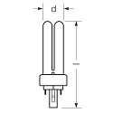 RADIUM LED compact bulb ESSENCE DUO/E18 HF EM 840 (RALUX DUO/E RETROFIT) switchable matt G24q-2 7W 660lm 4000K 280° CRI >80  mat