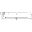 RADIUM LED Röhrenlampe DC-TUBE LED T8 NEO 18 840/G13, 60cm, 18.5-20.5V DC / 350mA, G13, 6.9W 4000K 1215lm 160°, dimmbar