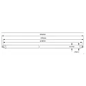 RADIUM LED Röhrenlampe DC TUBE T5 NEO 28/54 840/G5, für externe Treiber, 114.9cm, 24.5W 4000K 4400lm 220°, dimmbar