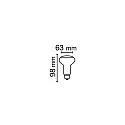 RADIUM LED Reflektorlampe ESSENCE R63 60 827/WFL, E27, 4.8W 2700K 350lm 650cd 36°, schaltbar