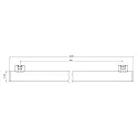 RADIUM LED Linienlampe RaLEDina RL-RAL2 60 200° 4,9W, 2200K, dimmbar, weiß