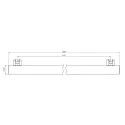 RADIUM LED Linienlampe RaLEDina RL-RAL2 120 200° 9,7W, 2200K, dimmbar, weiß