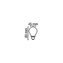 RADIUM LED Filament Tropfenform ESSENCE DROP D60 827/F, E14, 6.5W 2700K 803lm 330°, schaltbar, matt