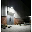 RADIUM LED Flutlichtstrahler STAR 5000, IP65 IK06, Alu schwarz / Strukturglas, 100cm Kabel + Ventil, 37W 4000K 5000lm 100°