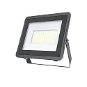 LED Flutlichtstrahler STAR 10000, IP65 IK06, Alu schwarz / Strukturglas, 100cm Kabel + Ventil, 74.1W 4000K 10000lm 100°