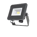 LED Flutlichtstrahler STAR 1000, IP65 IK06, Alu schwarz / Strukturglas, 100cm Kabel + Ventil, 7.4W 3000K 930lm 100°