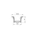 RADIUM wing profile SMALL WING F 25/13 B1C1, white matt