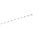 Aluminium Eckprofil (Einbau) SMALL EDGE BUILDIN 38/36 2M, grau, Abdeckung weiß matt