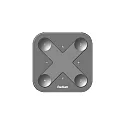 Bluetooth Schalter SMART XPRESS-LR, CASAMBI, 8 Tasten, programmierbar, Batteriebetrieb, mit Magnet-Wandhalterung, schwarz