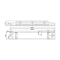 RADIUM DALI-Treiber für DC-LED Lampen, LED Strips und Module, DRIVER DALI2 DT6, IP20, 200-350mA, stromkonstant, DALI dimmbar, 37W