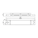 LED driver LED DC ON-OFF 200-350MA 40W current constant, adjustable, white