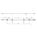 RADIUM LED STRIP 500, 4W/m, 2700K, 490lm/m, 24V, 10M