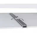 wing profile SMALL - FOR 1 STRIP built-in version, powder coated, white