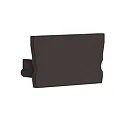 Endcap for Radium Aluminum U profile SMALL U-FLAT, plastic, black