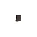 end cap SMALL U, black