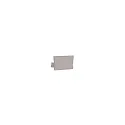 end cap SMALL U FLAT, white