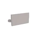 end cap MEDIUM U FLAT, white