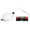 LED Einbau-Rundpanel TALAN XXS, IP44, Ø 11.8cm, 5/7/9W (multi) 2700/3000/4000K (CCT) 110°, starr, weiß / matt