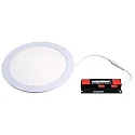 LED Einbau-Rundpanel TALAN M, IP44, Ø 22cm, 9/14/18W (multi) 2700/3000/4000K (CCT) 110°, starr, weiß / matt