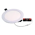 LED Einbau-Rundpanel TALAN XL, IP44, Ø 30cm, 16/20/24W (multi) 2700/3000/4000K (CCT) 110°, starr, weiß / matt