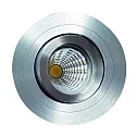 Kardanischer Einbaustrahler MELIMAR, IP20, rund, 1-fach, exkl. Fassung, Aluminium gebürstet