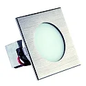 LED Wall recessed spot LARA V2, square, WW, 1W, 2900K | 3200K, 55lm, IP40, iron brushed