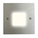 LED Wall recessed luminaire for switch boxes, 1W, 2900K | 3100K, 14lm, IP20, stainless steel